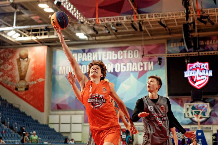 Единая школьная лига по баскетболу 3х3 во Дворце спорта «Видное» Ленинского округа