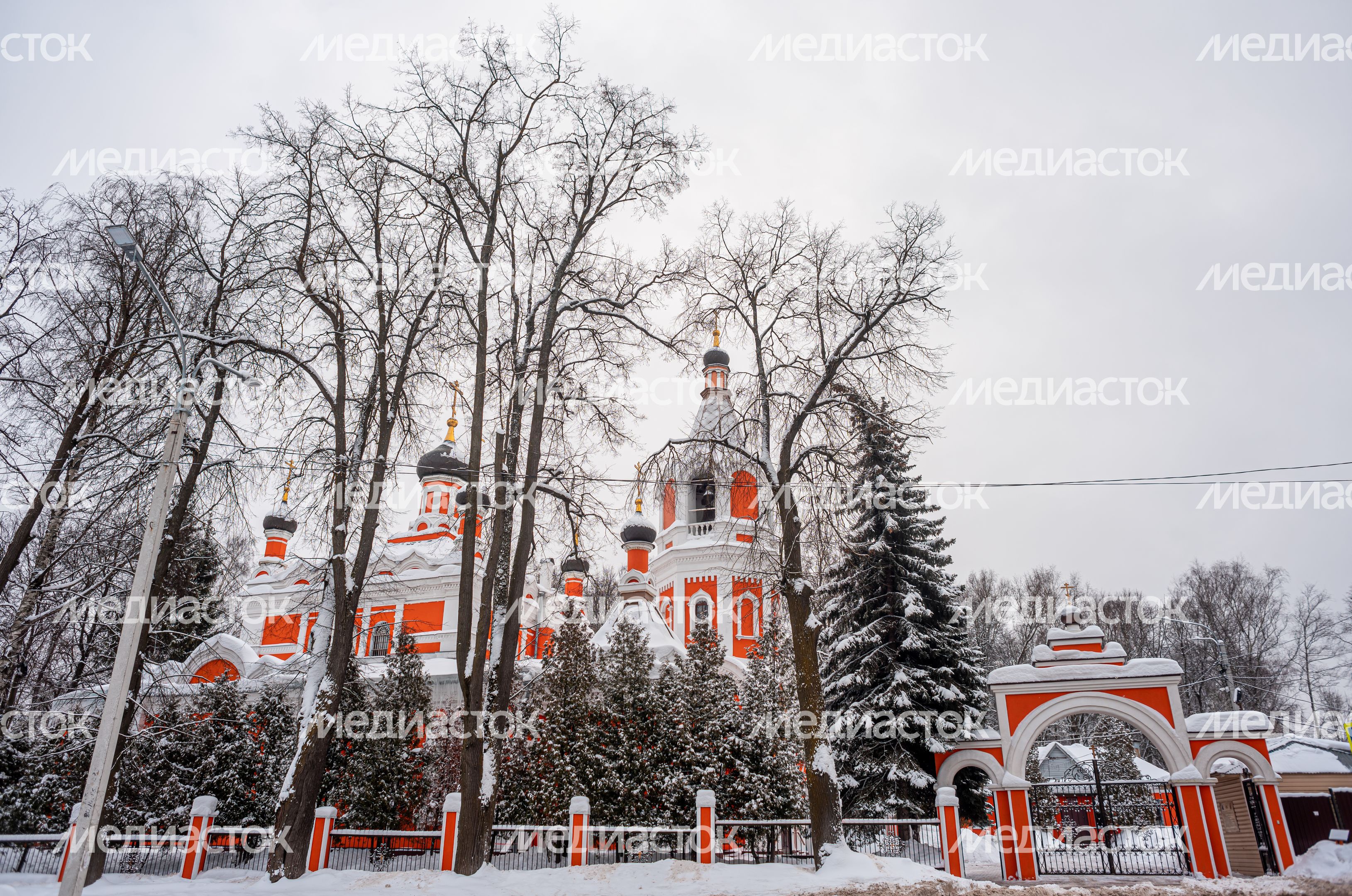 Зимние виды города Солнечногорск
