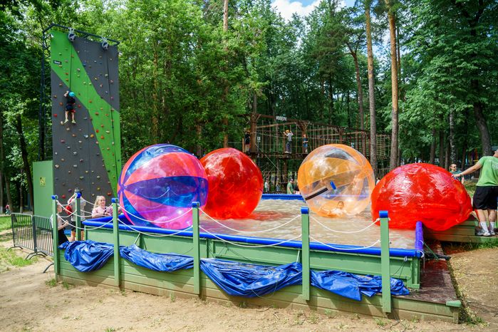 Раменский городской парк культуры и отдыха летом