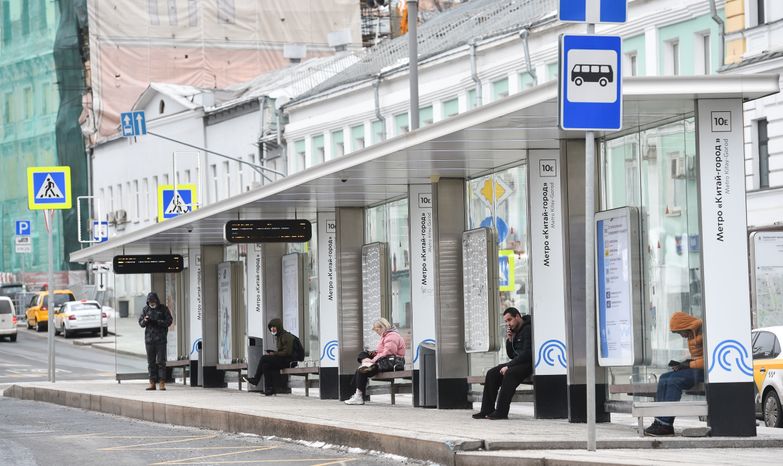 Городская жизнь в Москве в марте