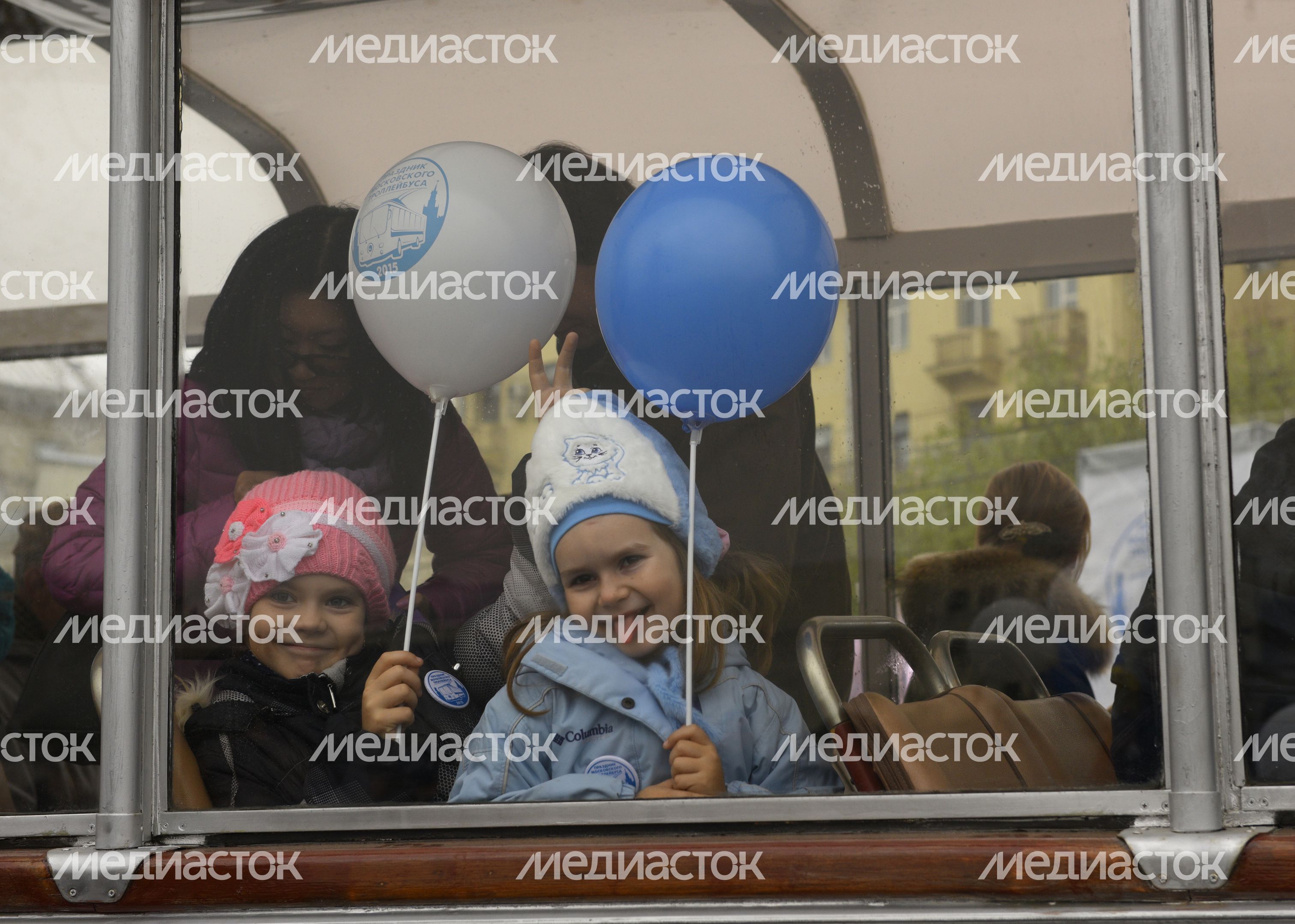 Праздник московского троллейбуса в Москве
