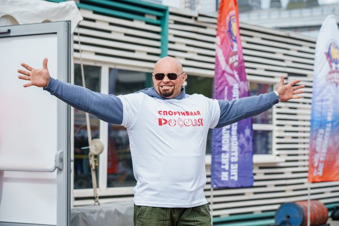 Богатыри на международной выставке-форуме "Россия"