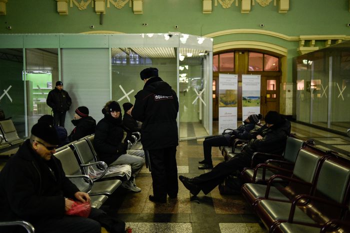  Работа Полиции на Казанском вокзале