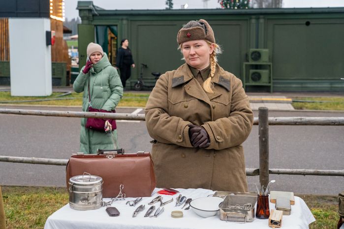 Интерактивные площадки для зрителей военно-исторической реконструкции «Битва под Москвой» ко Дню воинской славы России