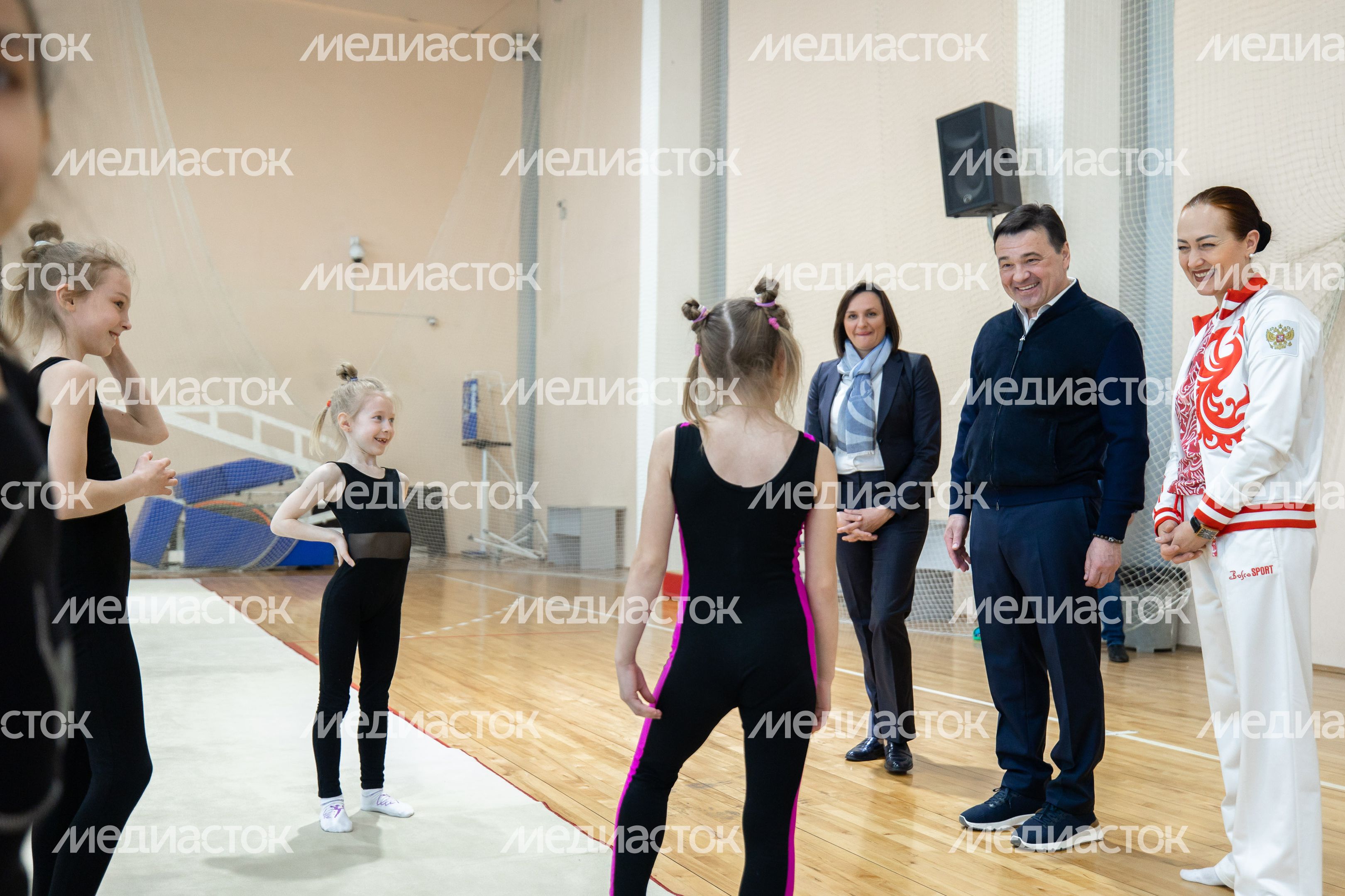 Посещение дворца спорта в Чехове Губернатором Подмосковья