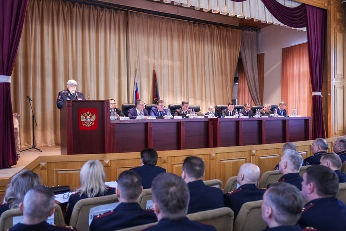 Виктор Пауков на заседании коллегии Главного управления МВД по Московской области
