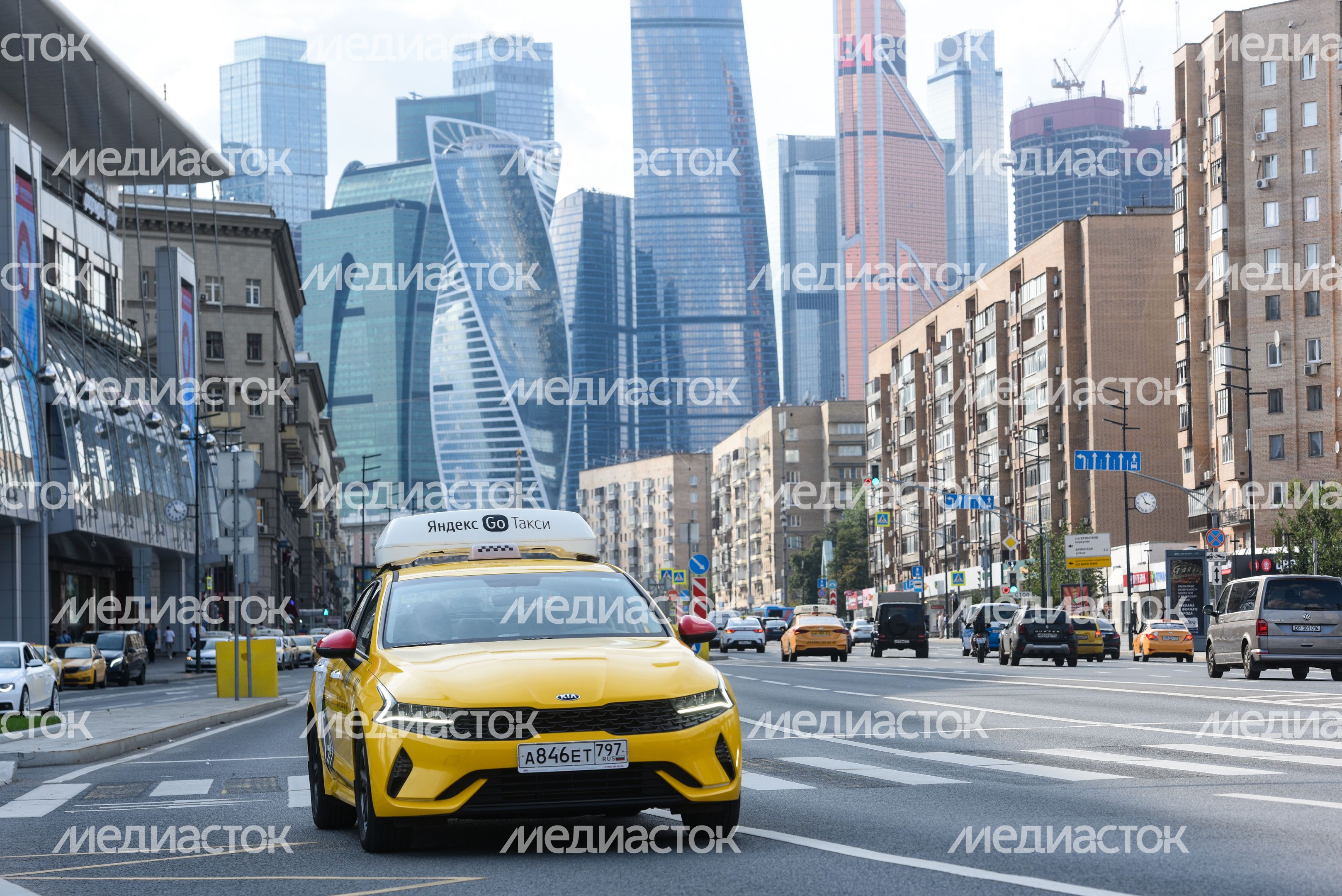 Автомобильное движение в Москве