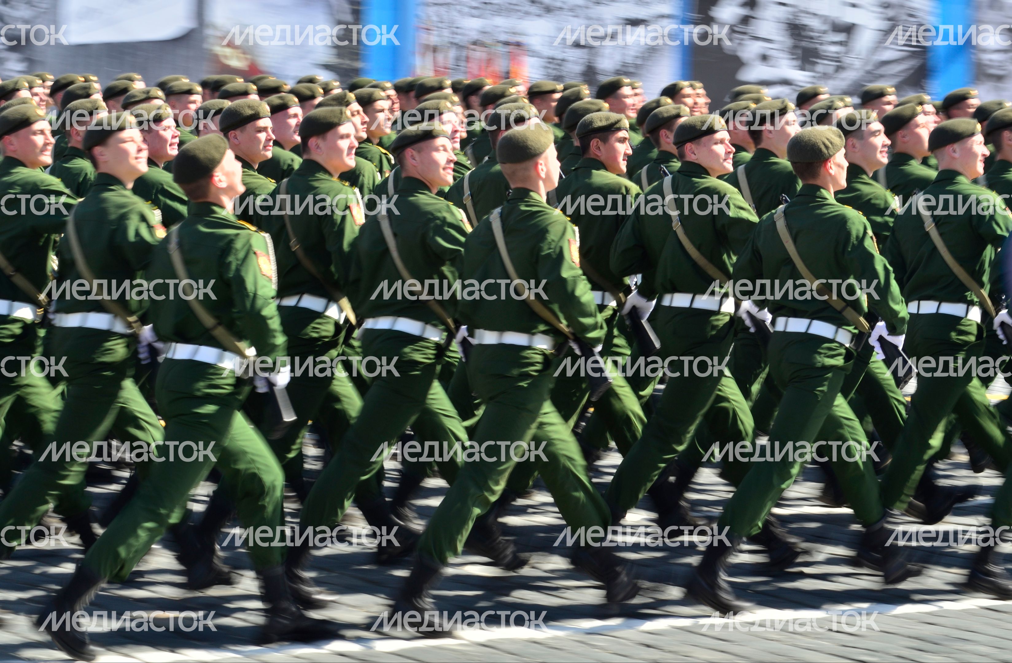 Генеральная репетиция парада Победы на Красной площади