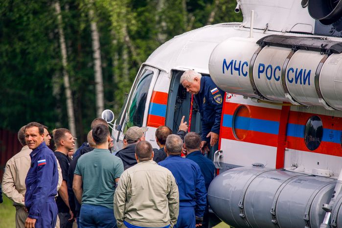 В Звездном городке прошла тренировка спасательной операции космонавтов