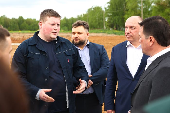 Закладка камня в строительство Селекционно-генетического центра "Смена"