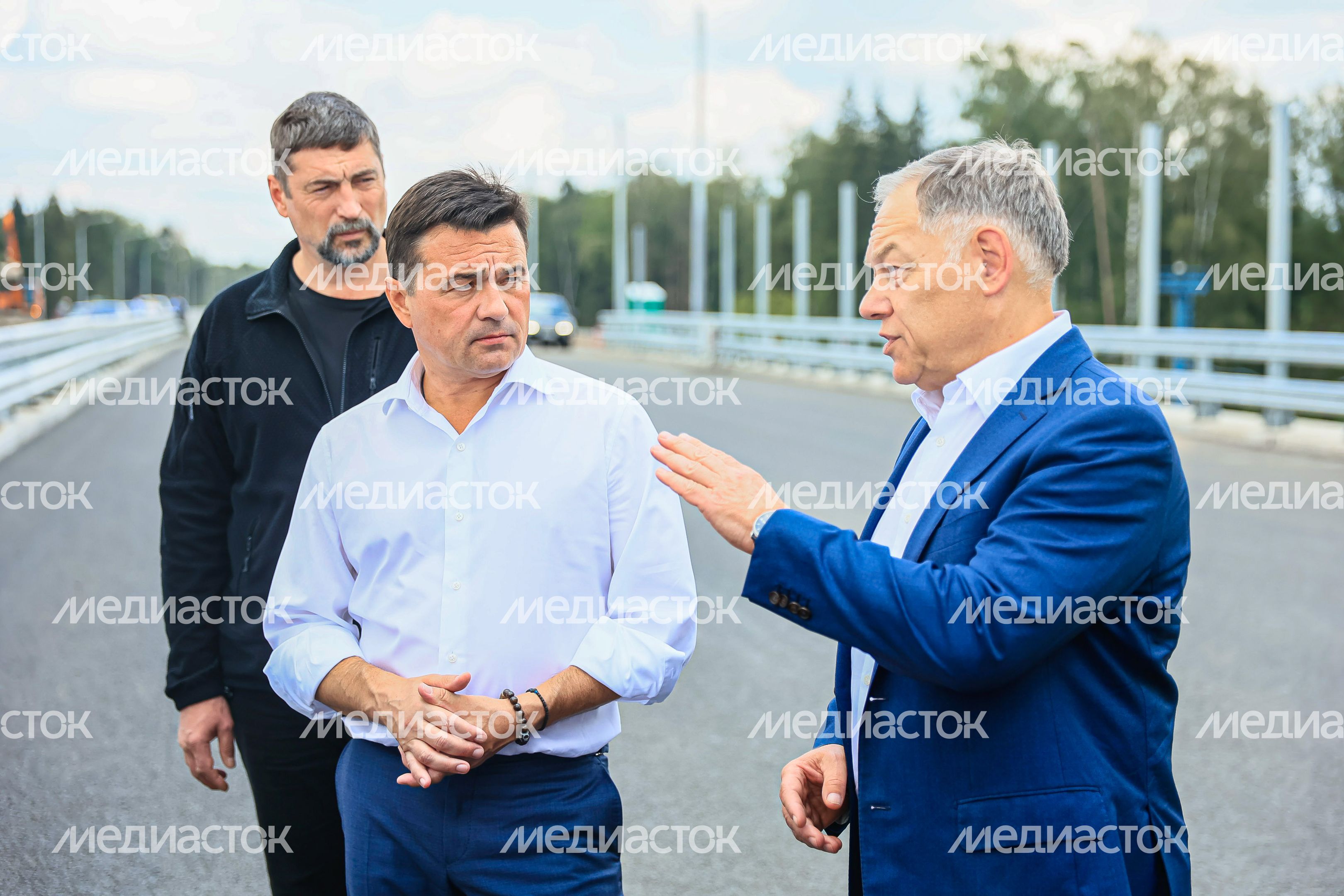 Проверка хода строительства подмосковного участка М-12 «Москва-Казань» Губернатором Подмосковья