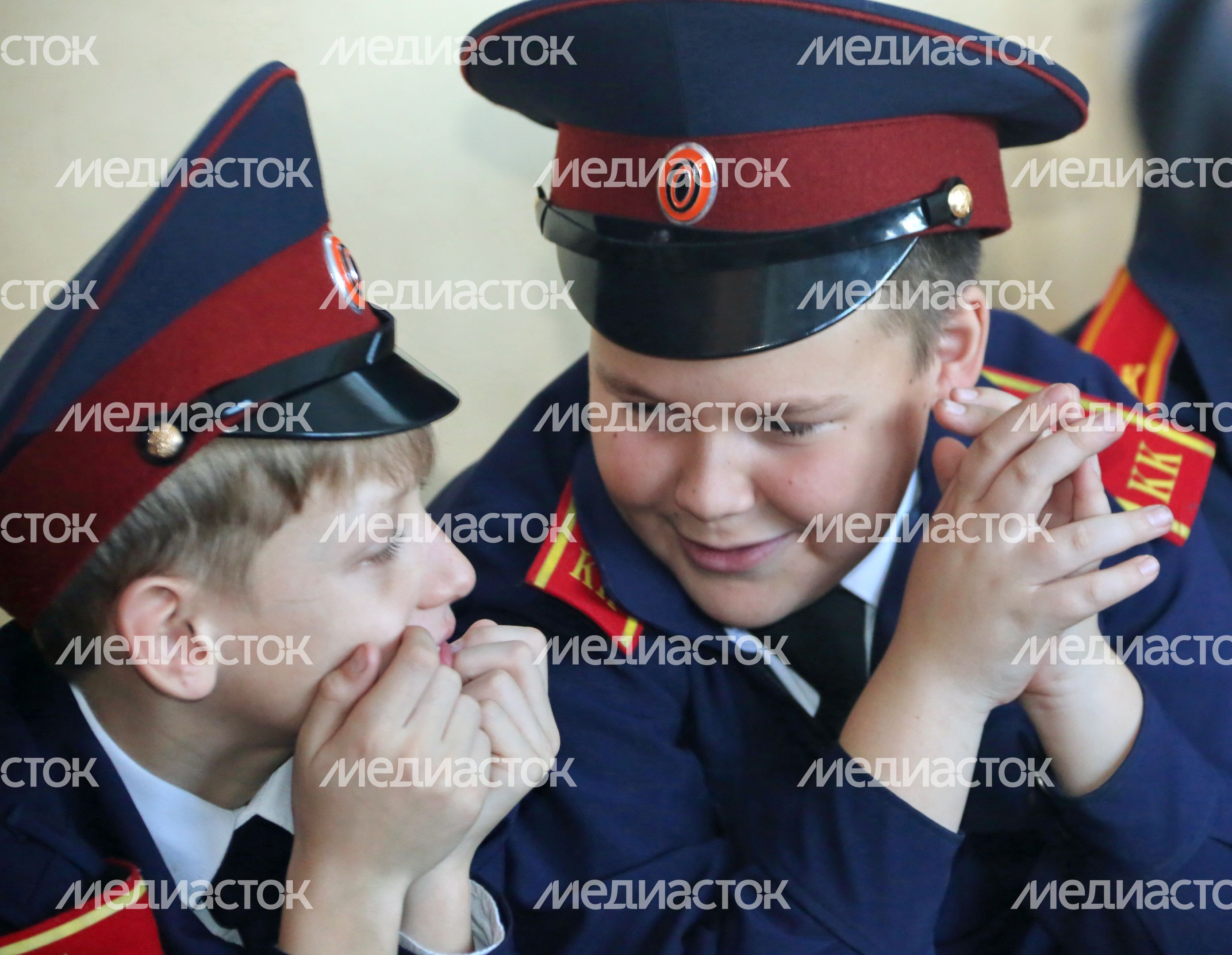 Посвящение в кадеты в каширской школе №8