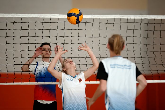 Финал регионального этапа Президентских спортивных игр по волейболу в Люберцах