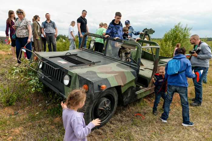 Реконструкция современных боевых действий в парке «Патриот» Одинцовского округа