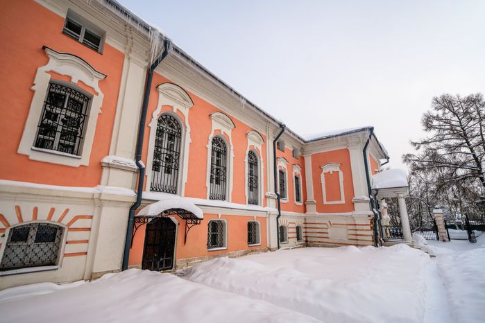 Зима в усадьбе Лопасня-Зачатьевское города Чехов