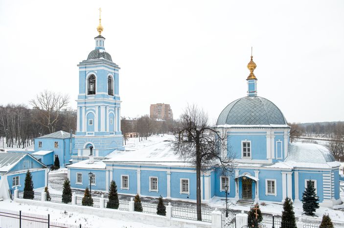 Зимние виды города Воскресенск