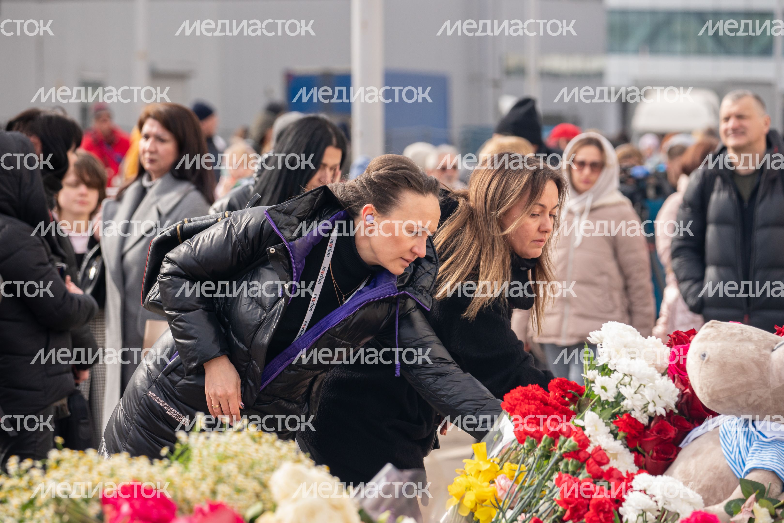 Мемориал памяти погибших в «Крокус Сити Холле» в Красногорске