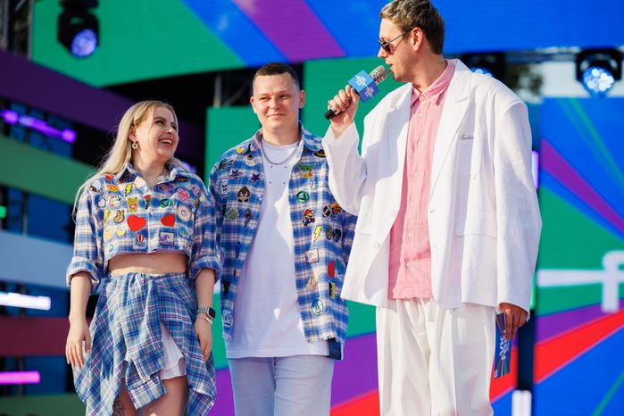 Группа 5утра и Антон Шастун на VK Fest -2024 в московских "Лужниках"