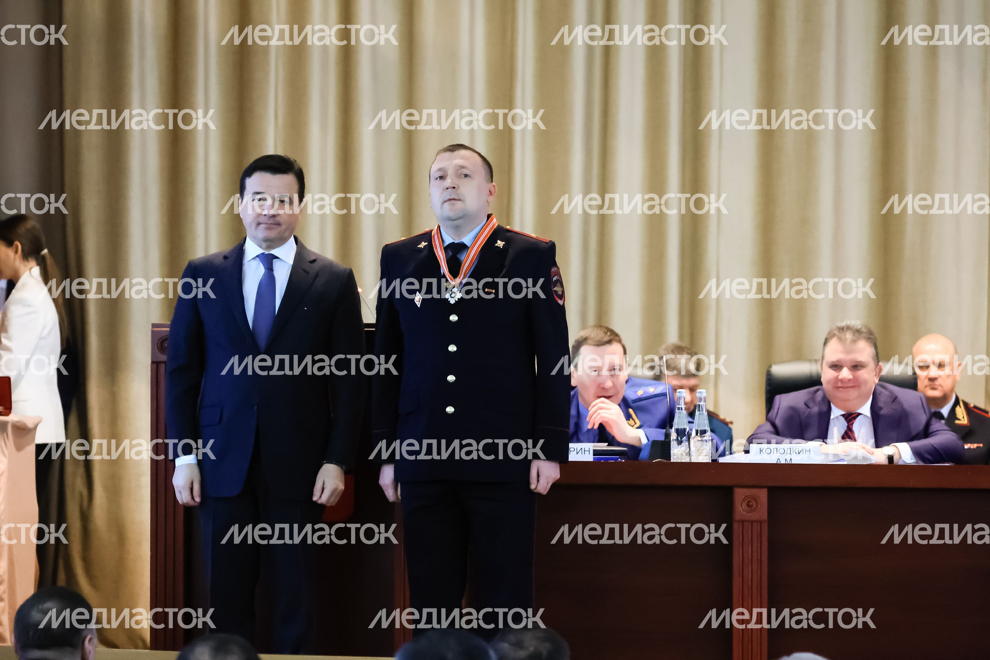 Посещение губернатором Коллегии МВД РФ по Московской области