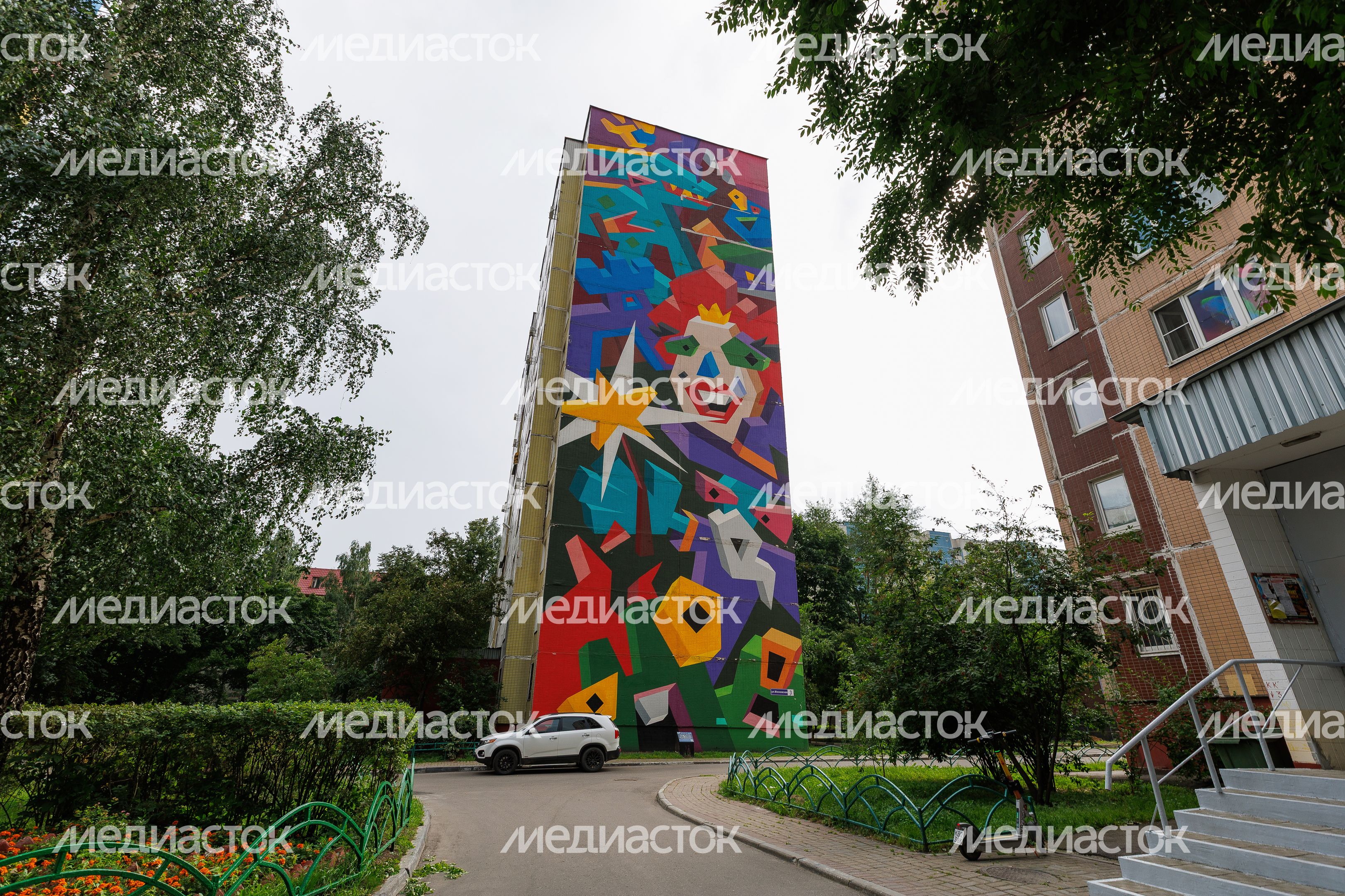 Муралы в Железнодорожном, Балашиха