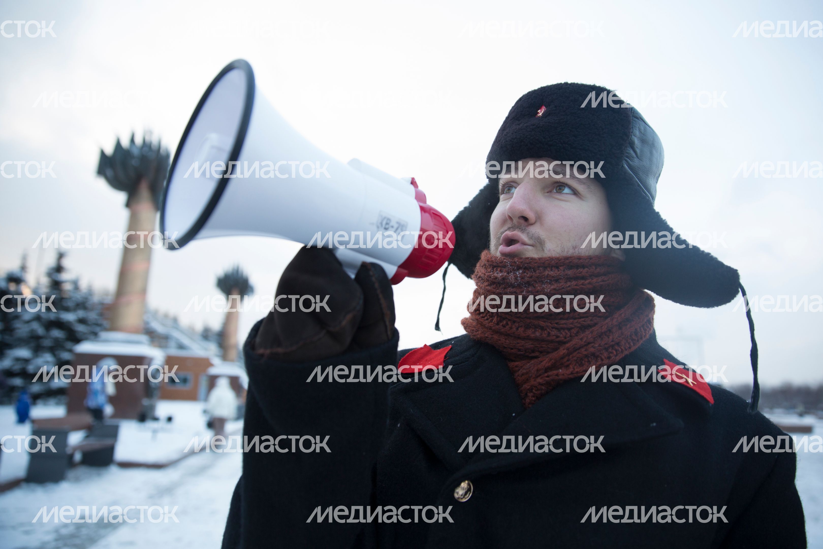 Рождественские гуляния в парке Победы в Москве