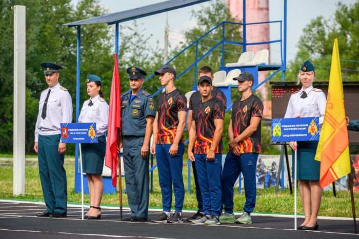 Соревнования по пожарно-спасательному спорту среди специальных управлений МЧС России