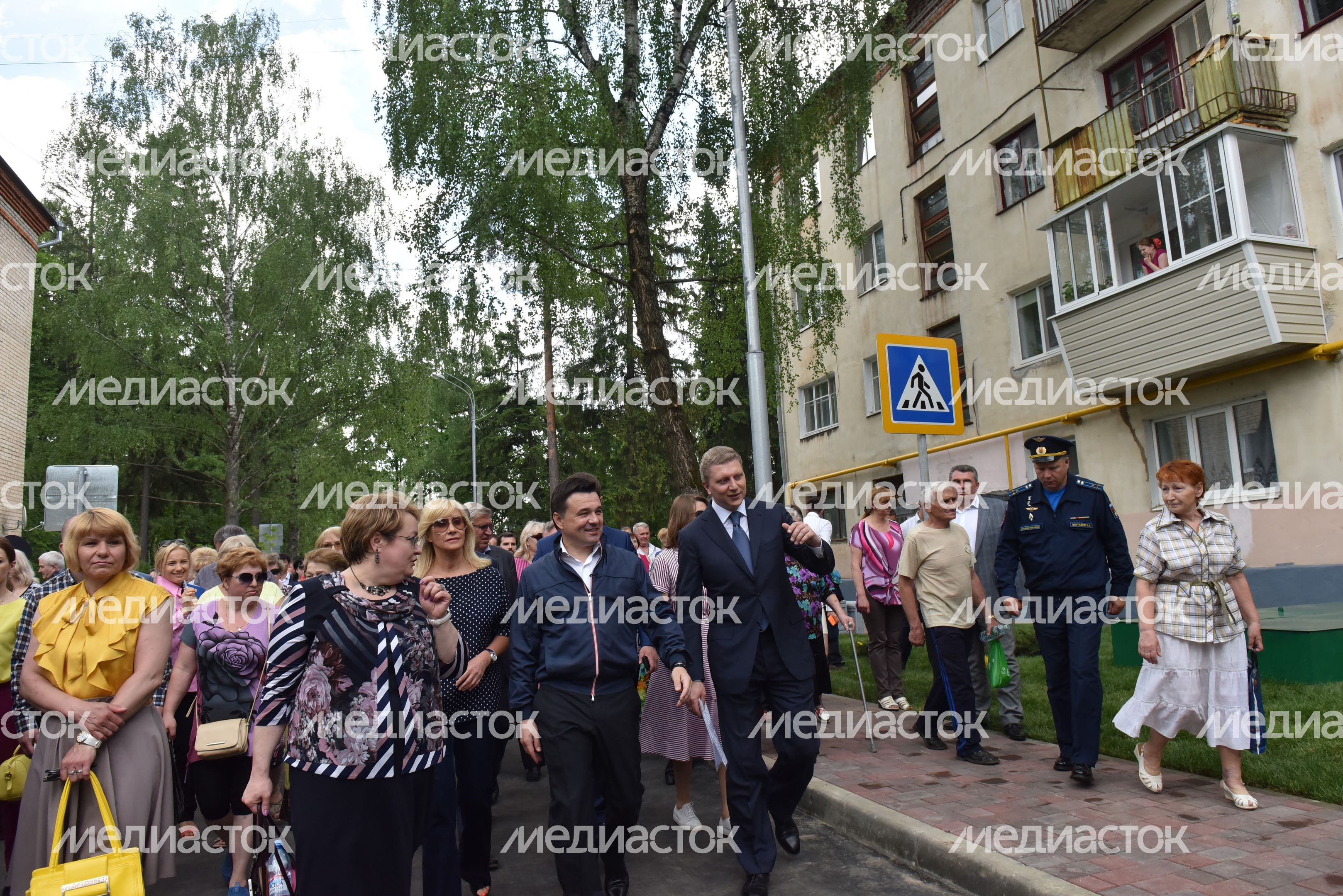 А. Воробьев посетил поселок Новый Городок Одинцовского района