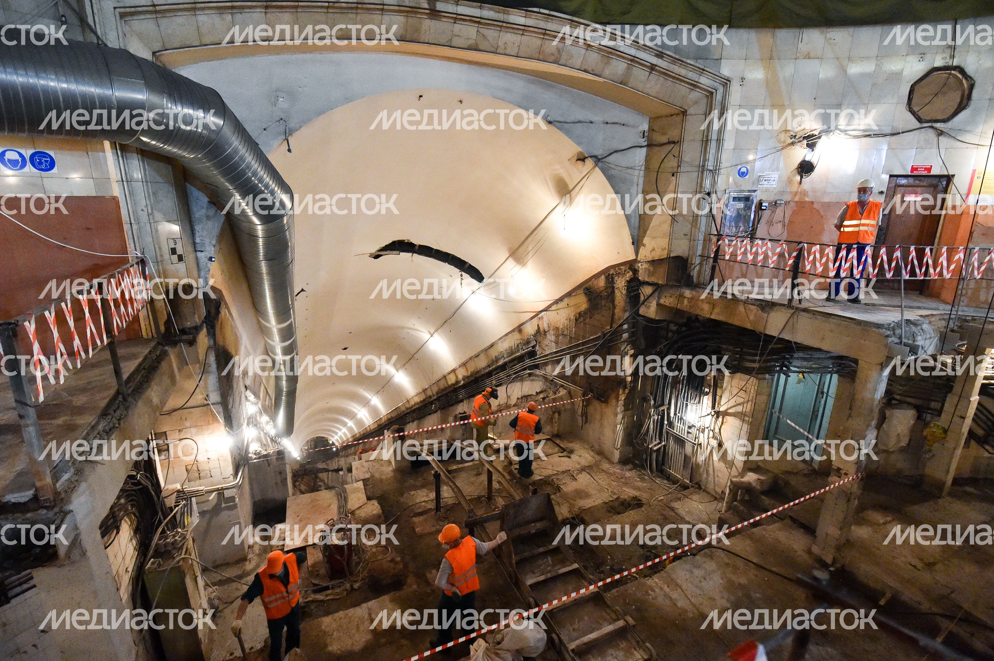Реконструкция станции «Смоленская» Арбатско-Покровской линии метро в Москве
