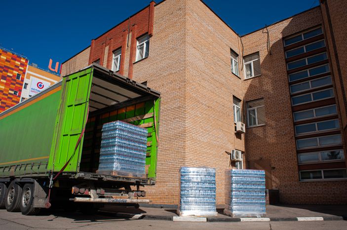 Благотворительная акция совместно с ОНФ в Московской областной станции скорой медицинской помощи города Красногорска