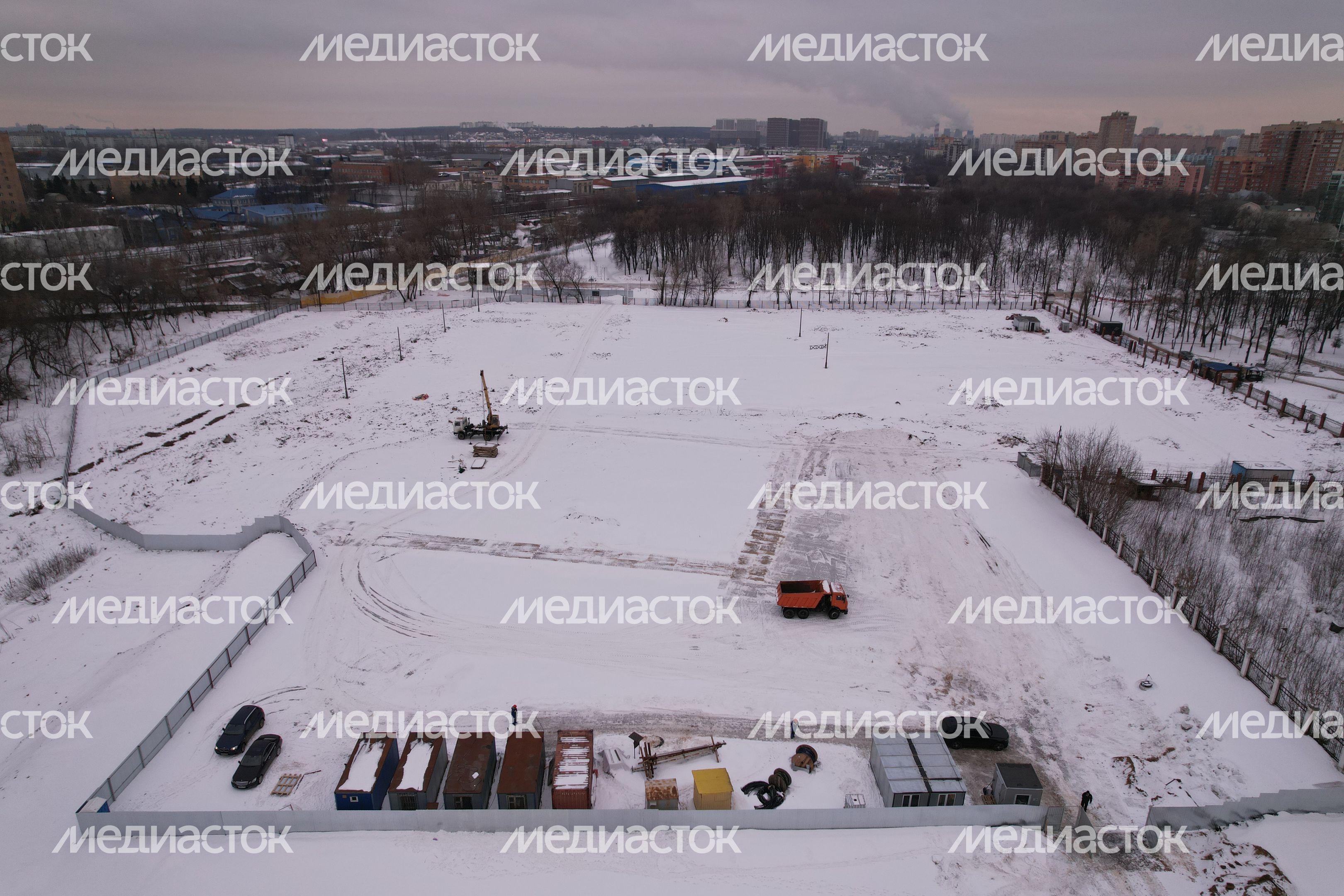 Посещение места строительства нового стадиона «Торпедо» в Люберцах Губернатором Подмосковья Посещение места строительства нового стадиона «Торпедо» в Люберцах Губернатором Подмосковья