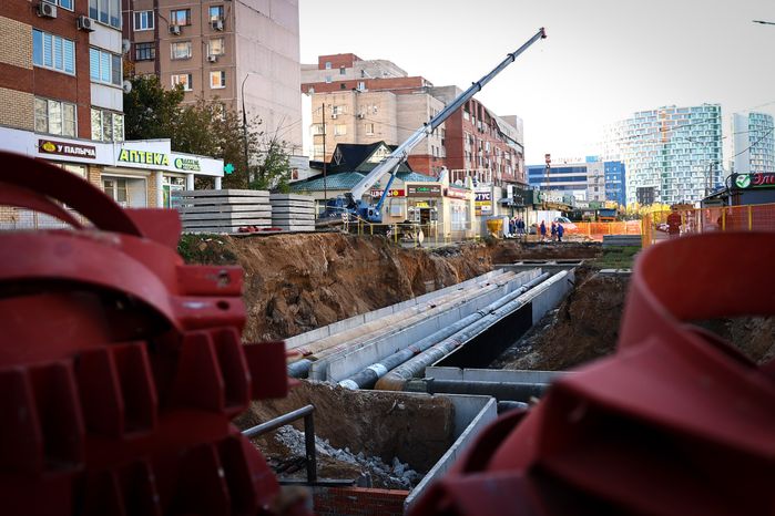 Осмотр новой котельной и реконструируемого участка теплосети в Королеве Губернатором Подмосковья
