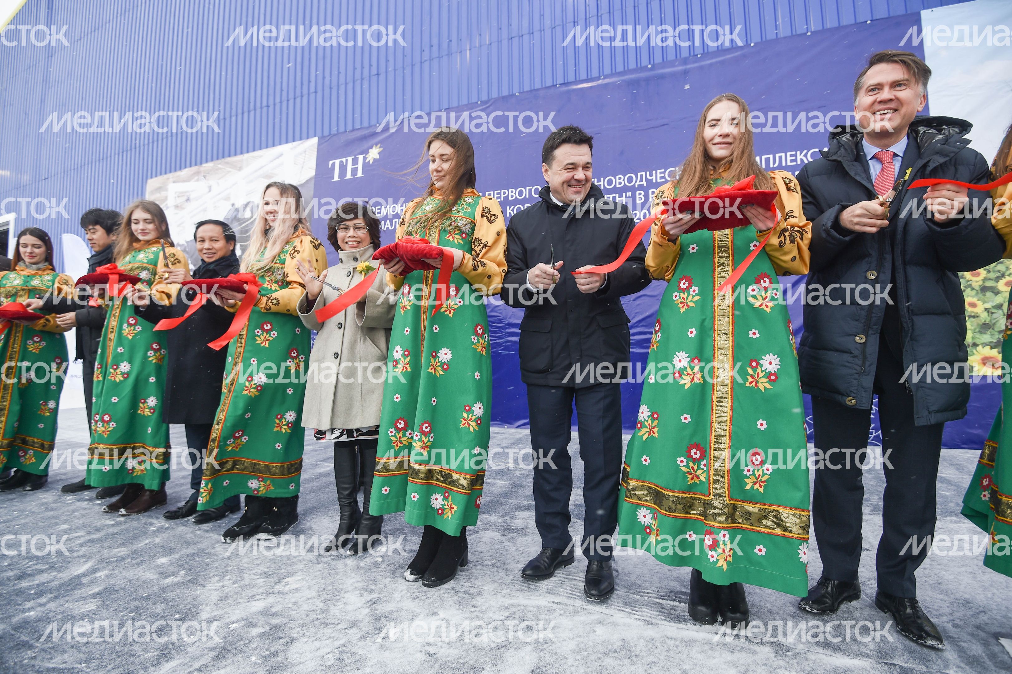 Открытие нового молочного комплекса TH True Milk в Подмосковье, 2 часть