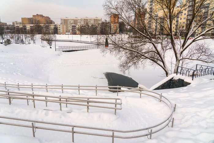 Набережная реки Теребенки в Чехове