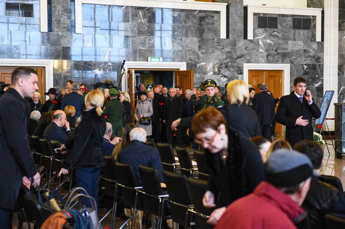 Церемония прощания с космонавтом Алексеем Леоновым в Подмосковье