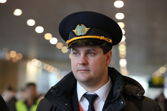 Экипаж авиакомпании «Вим-авиа» в аэропорту Домодедово