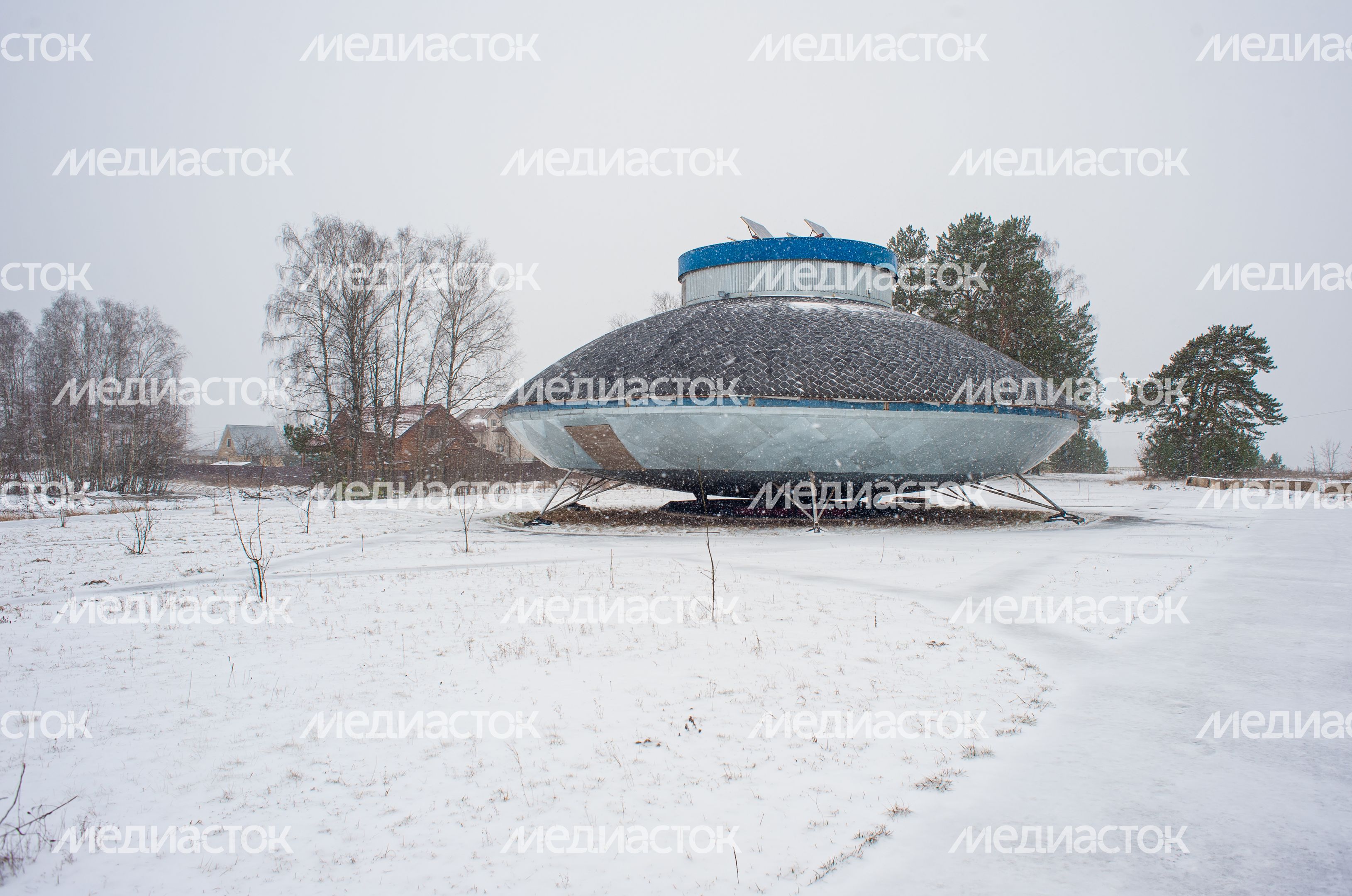 Зимние виды аномальной зоны в Щёлково