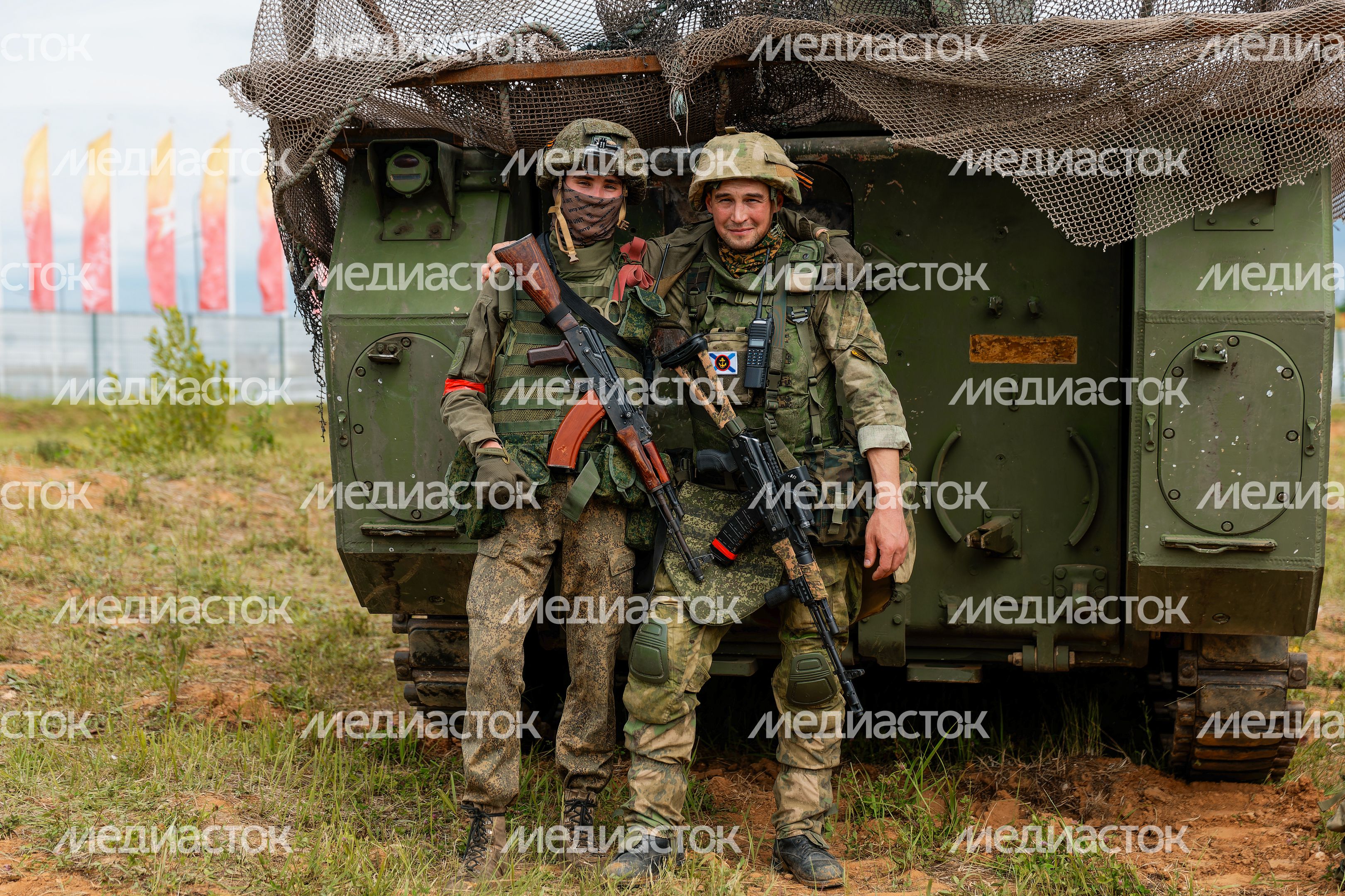 Реконструкция современных боевых действий в парке «Патриот» Одинцовского округа