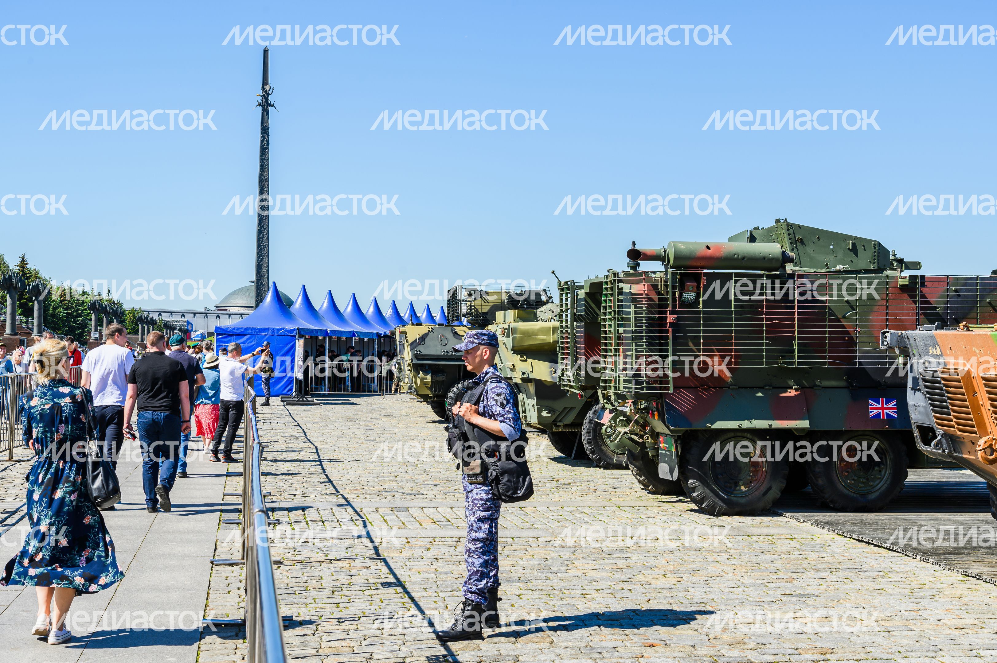 Выставка вооружения в Парке Победы, посвященная СВО