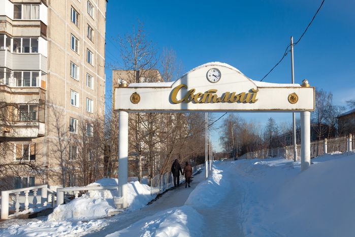 Светлый бульвар в Дзержинском