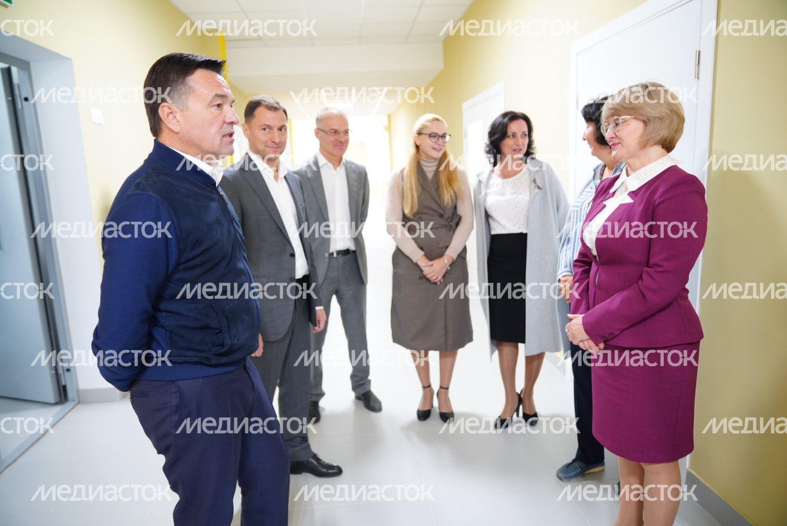 Проверка работы школы №3 в Кашире Губернатором Подмосковья