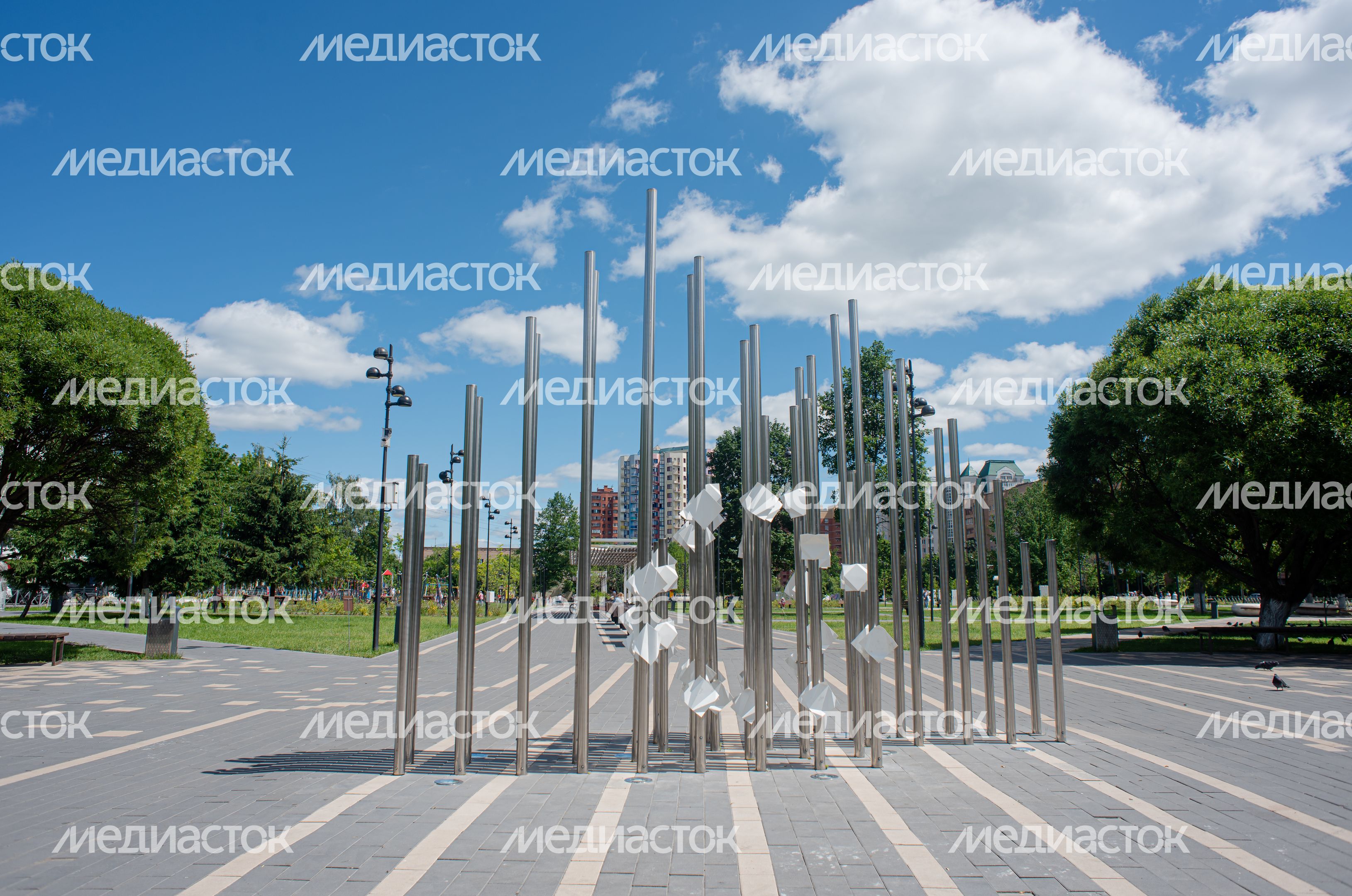 Летние виды города Ивантеевка