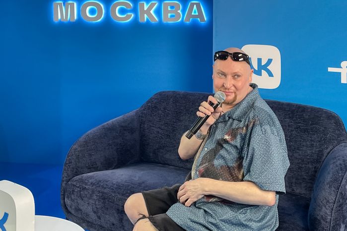 Певец Шура на пресс-конференции VK Fest -2024 в Лужниках