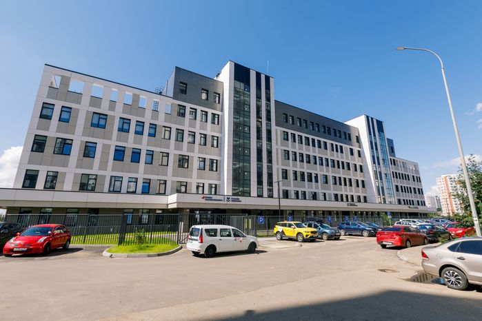 Новая поликлиника в микрорайоне Сапроново города Видное Ленинского округа