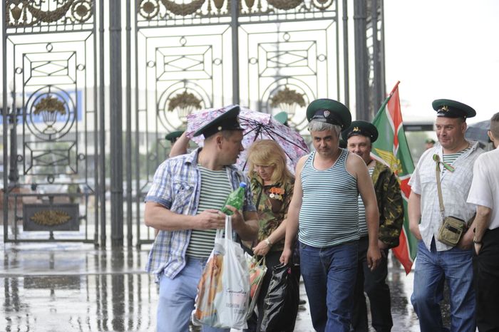 День пограничника в Москве