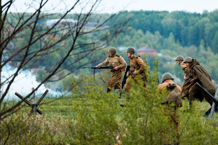 XIX Военно-исторический фестиваль "Огненная дуга" в Ступино