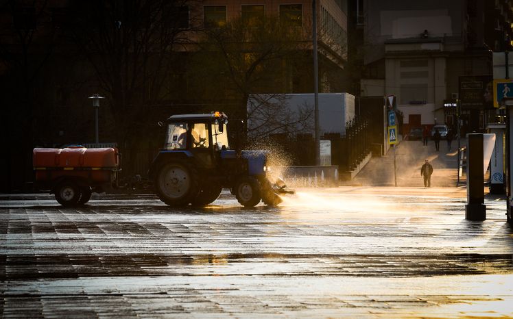 Солнечная погода в Москве