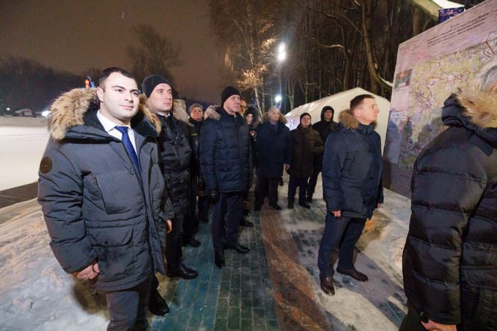 Проверка готовности купели на Ивановских прудах к крещенским купаниям