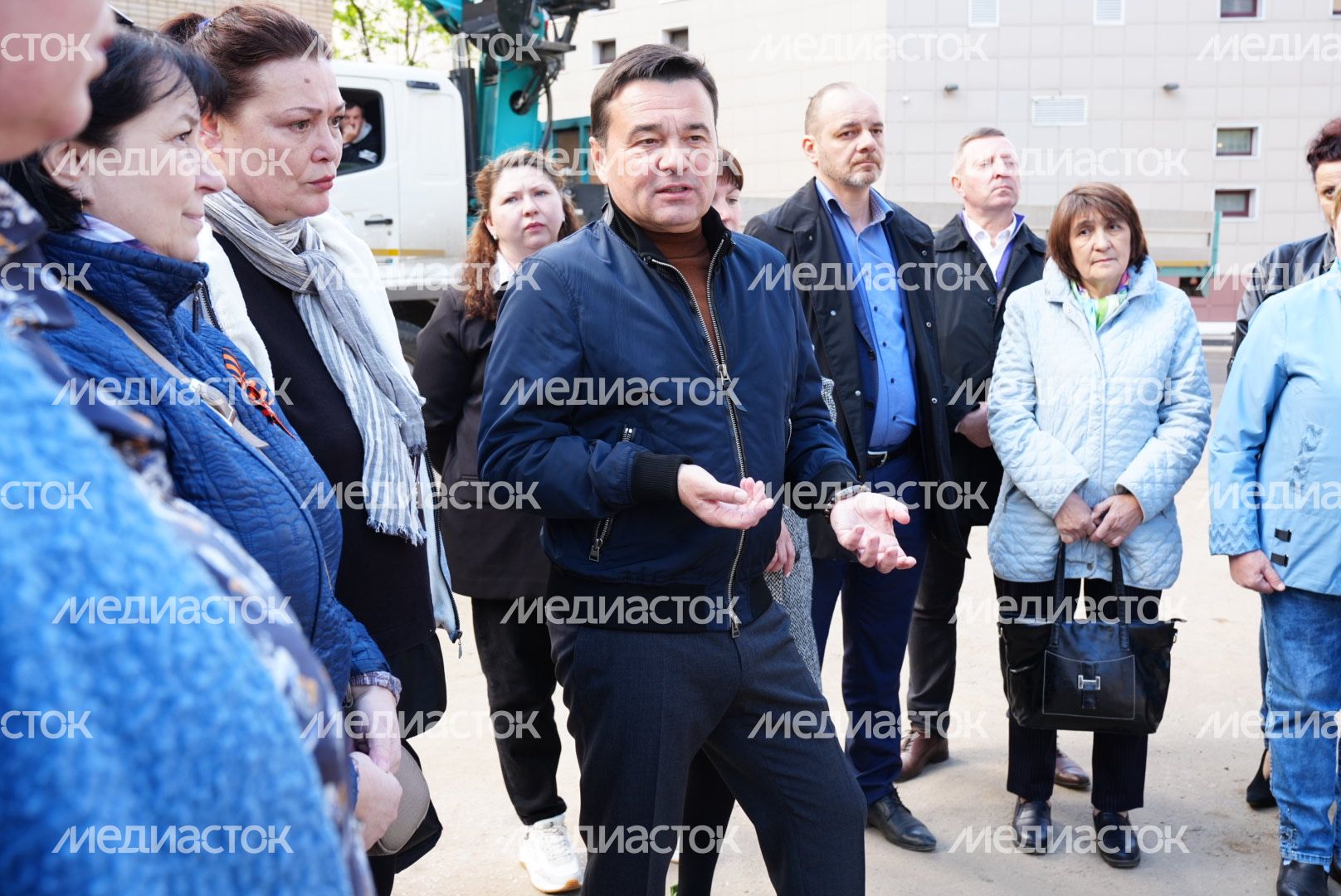 Проверка губернатором ремонта теплосетей в Химках