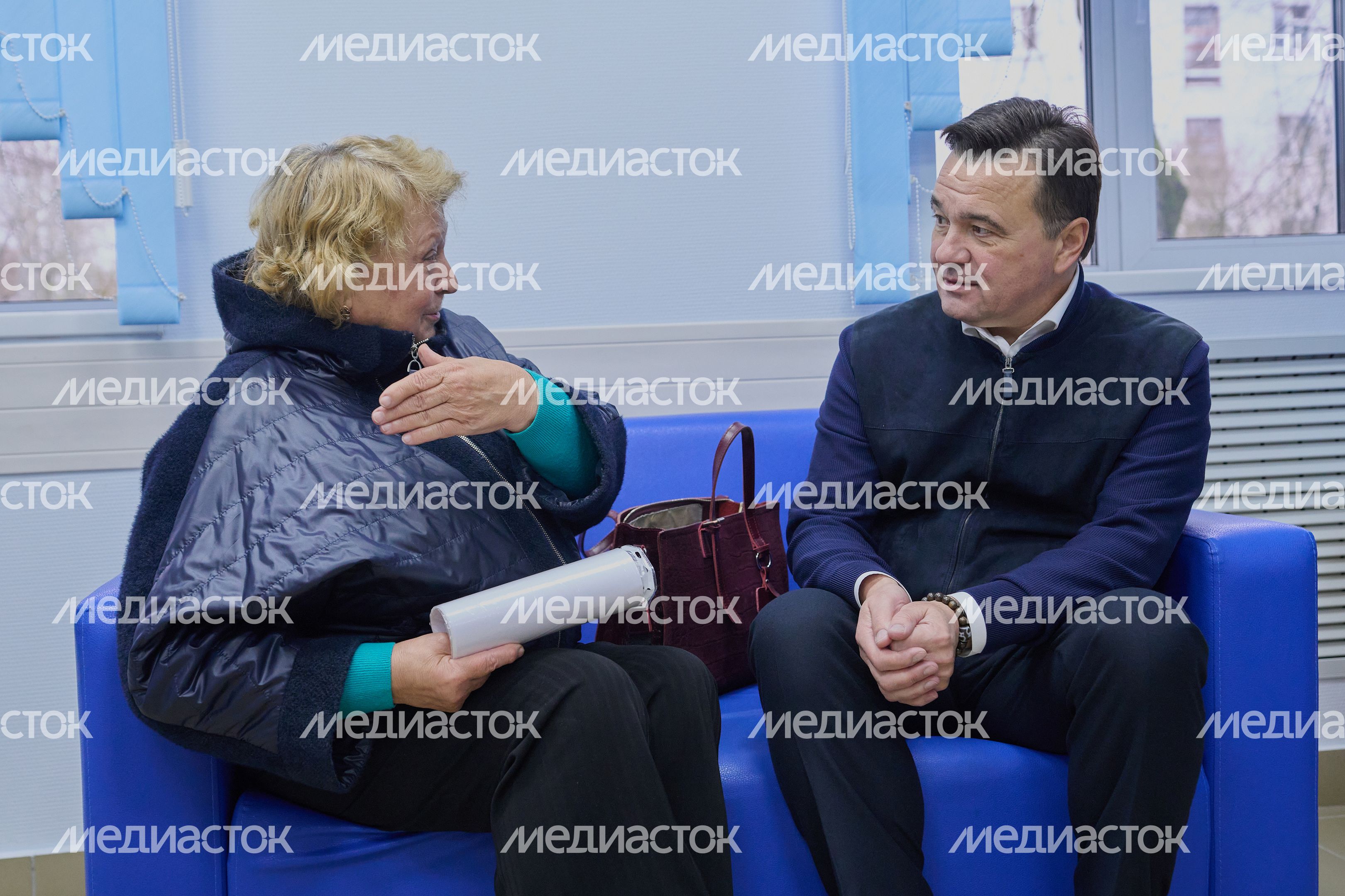 Разговор Губернатора Подмосковья с пациентами Разговор Губернатора Подмосковья с пациентами