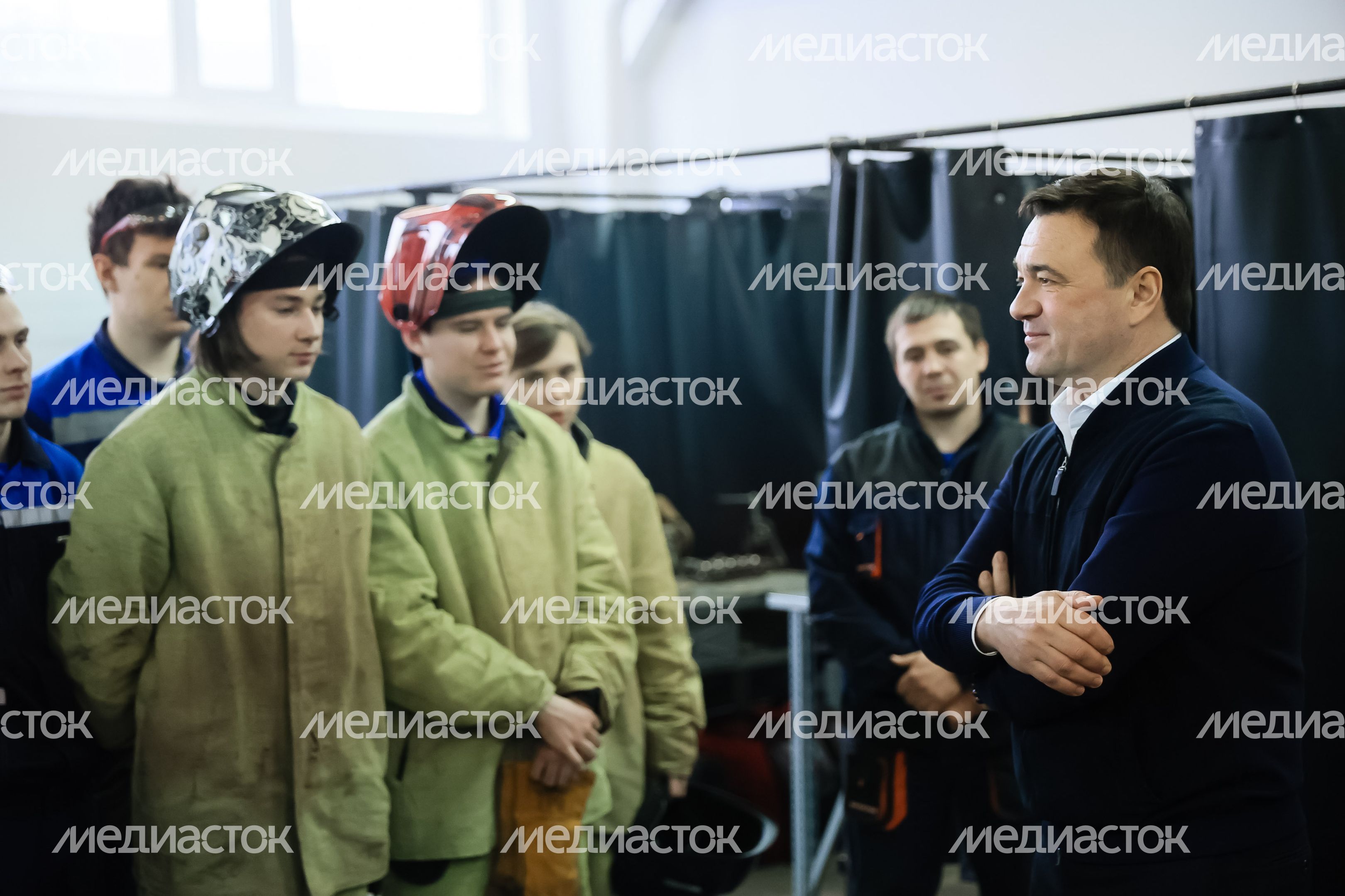 Посещение Губернатором Павлово-Посадского Техникума